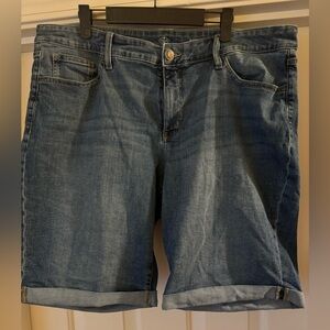 St. John's Bay Denim Bermuda Shorts